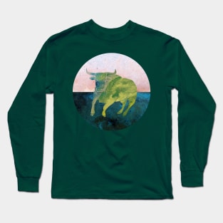 Watercolor Taurus Long Sleeve T-Shirt